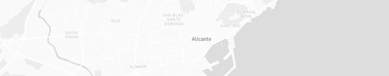 Kaart van Alicante