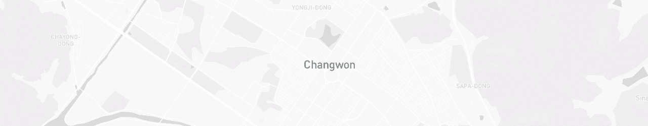 Kaart van Changwon