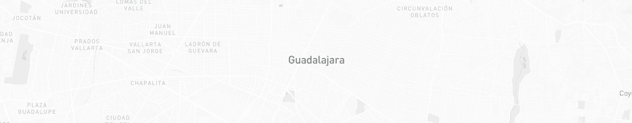 Kaart van Guadalajara