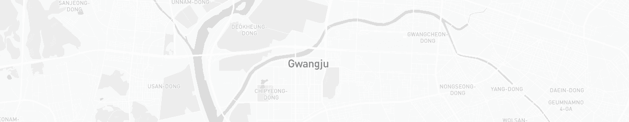 Kaart van Gwangju