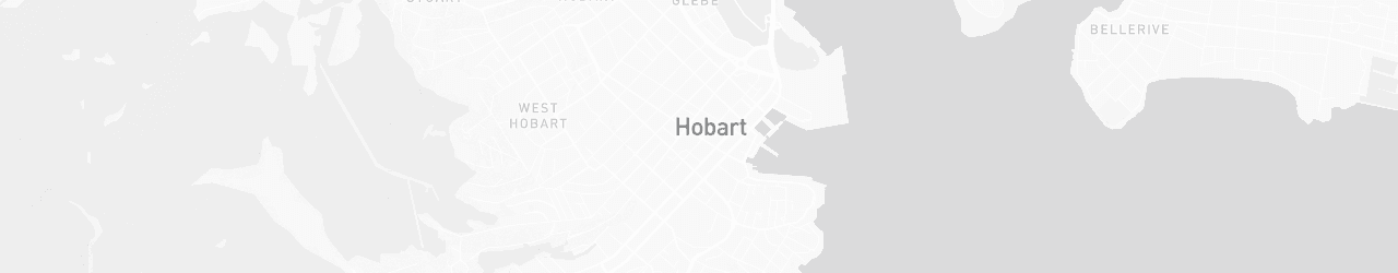 Kaart van Hobart