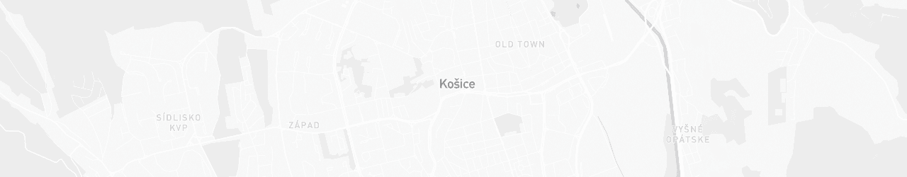 Kaart van Košice
