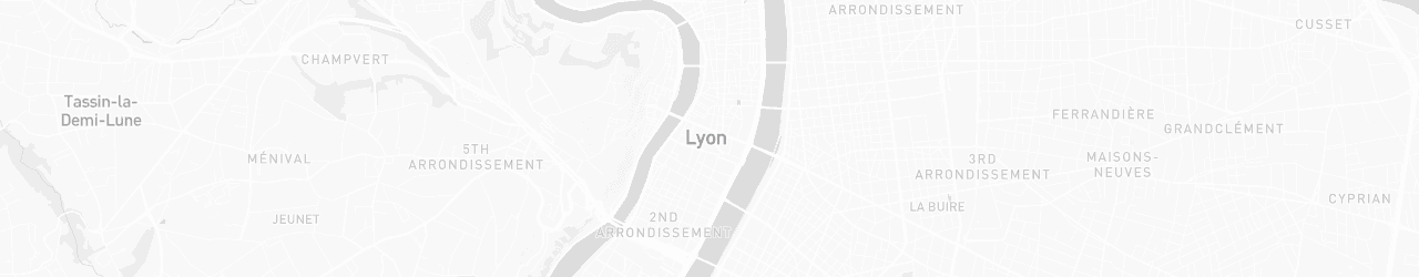 Kaart van Lyon