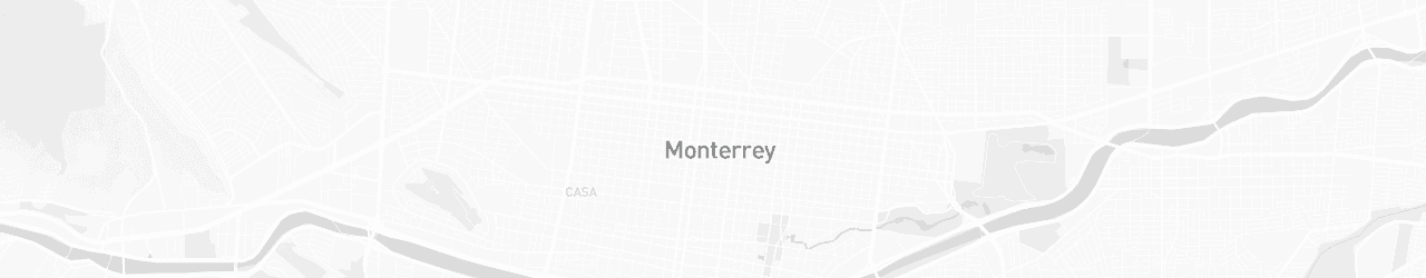 Kaart van Monterrey