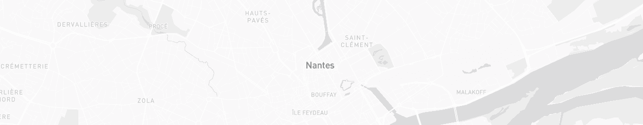 Kaart van Nantes