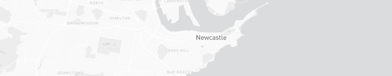 Kaart van Newcastle