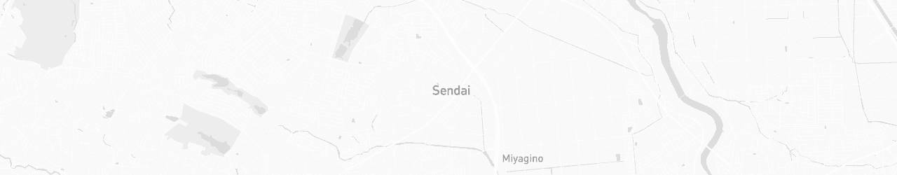 Kaart van Sendai