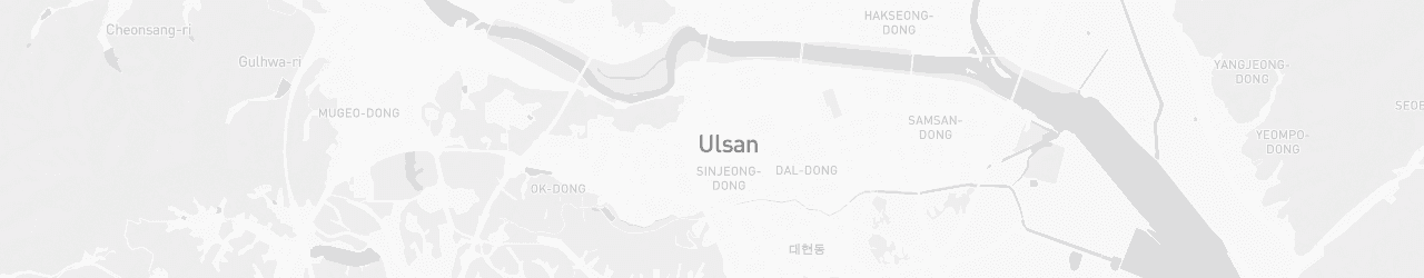 Kaart van Ulsan