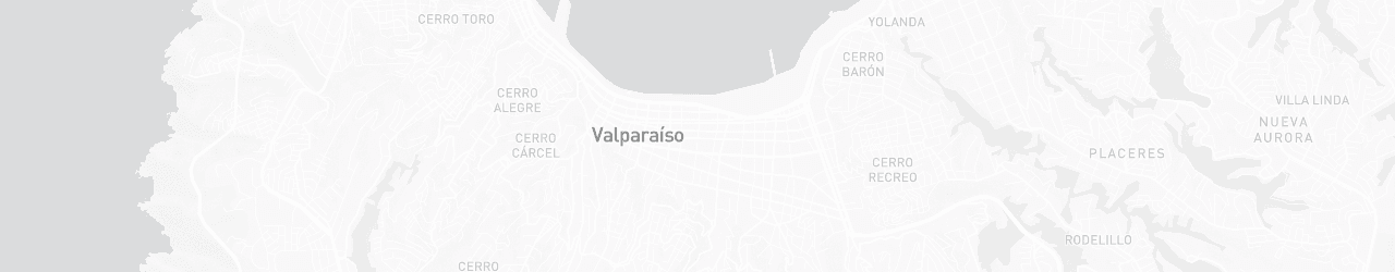 Kaart van Valparaíso