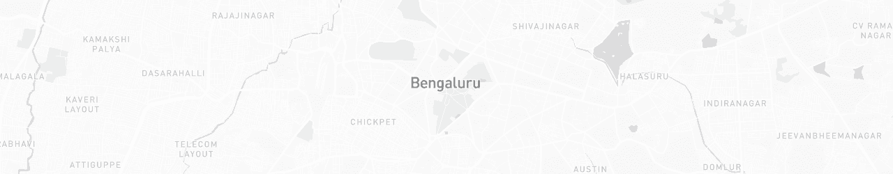 Kaart van Bangalore