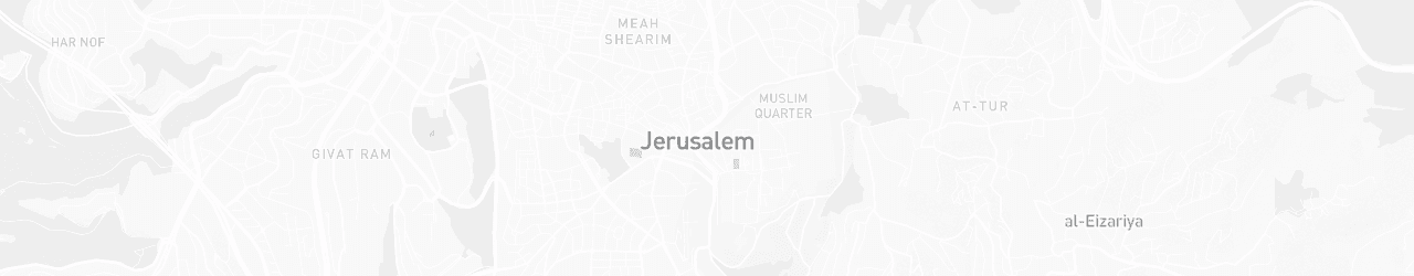 Kaart van Jeruzalem