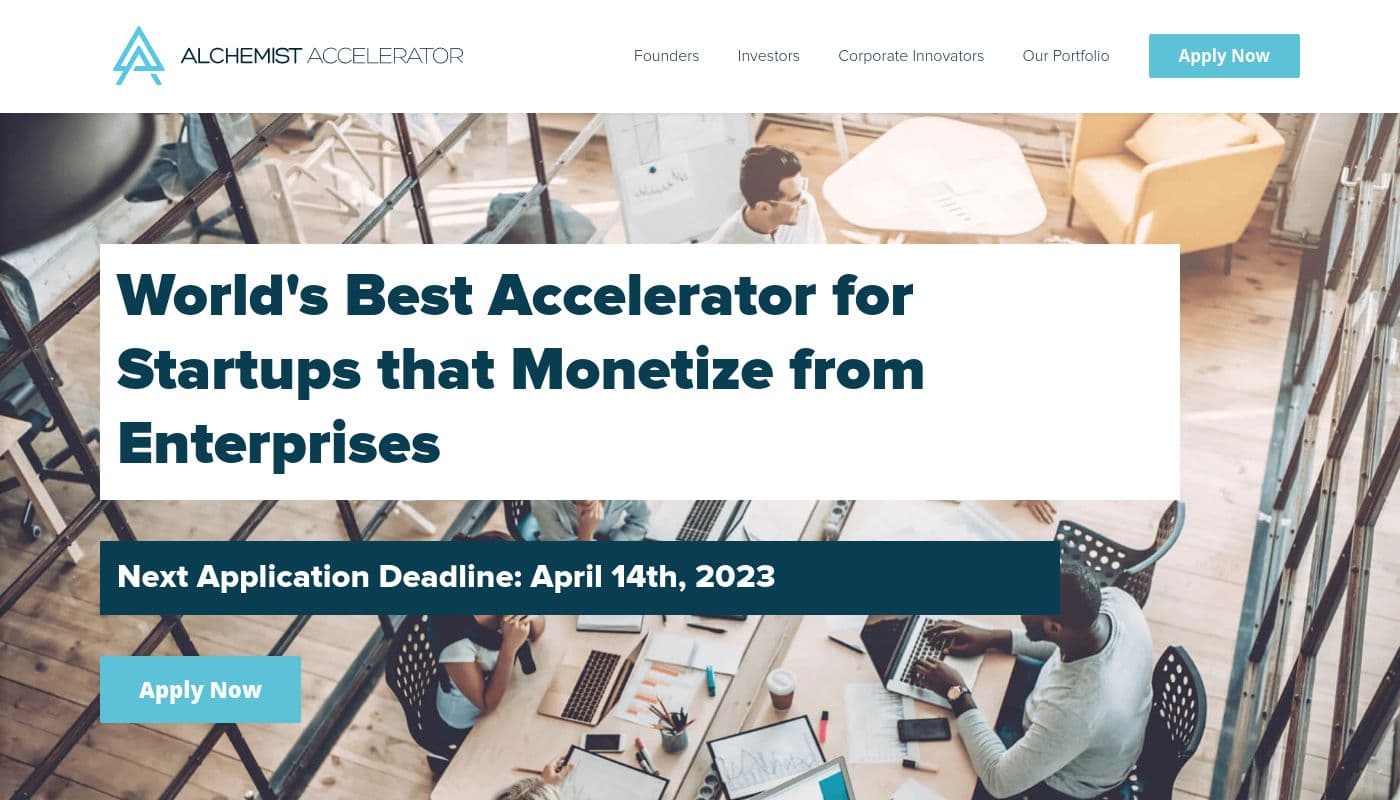 Alchemist Accelerator banner