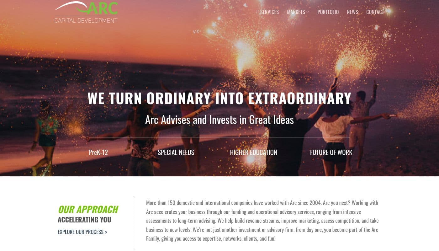 Arc Capital Development banner